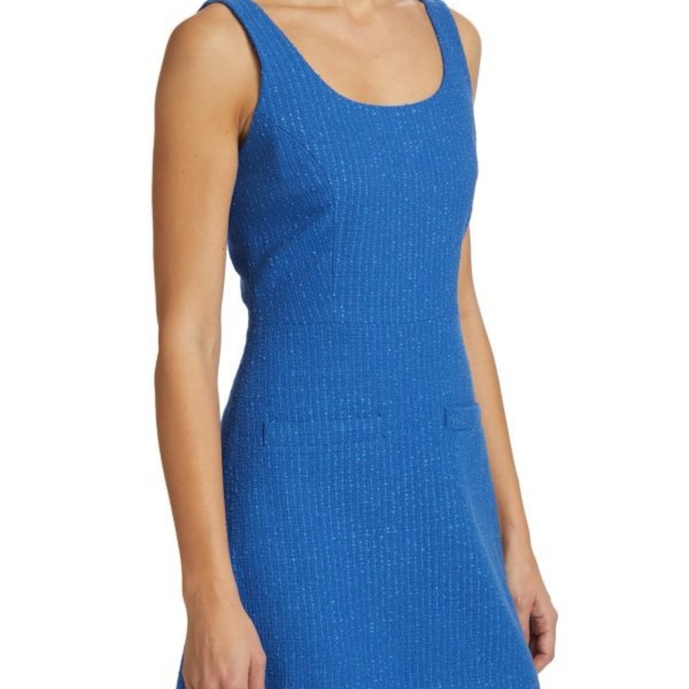 Veronica Beard Sabra Cobalt Blue Sleeveless Mini Dress